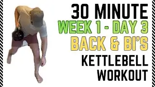 #203: 30 Min Progressive Overload Week 1 Day 3 - Back and Biceps