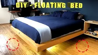 I BUILT a FLOATING BED!! And So Can You! 🌟