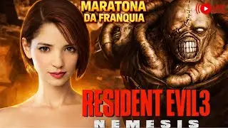 CLÁSSICO DO PS1 | Resident Evil 3: NEMESIS EM HD - Maratona Ao vivo