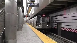 NYC Subway HD 60fps: Second Avenue Subway R160B Q Train Relays to 96th Street (12/28/16)