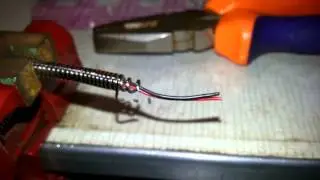 Делаем кнопку к usb лампе светильнику Button to make usb lamp fixtures