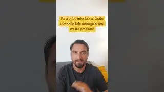 Fara pace interioara, victoriile doar adauga presiune