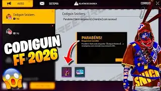 MUDOU! COMO PEGAR CODIGUIN FF HOJE! COMO RESGATAR O CODIGUIN SNICKERS FREE FIRE
