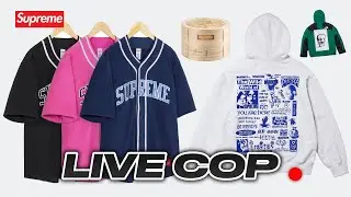 Supreme Week 9 LIVE COP - The North Face & Polartec Baseball Jerseys 🔥