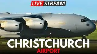 🔴 C-17A Arrival - LIVE Planespotting - Christchurch Airport - 05 Feb 2026 ✈️