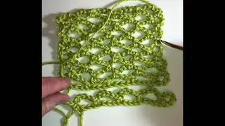 How to Crochet the Lattice Stitch Tutorial