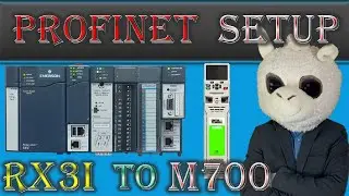 How to setup an Emerson's RC3i PLC to talk to an Unidrive M700 over Profinet