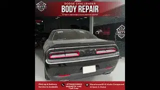 Dodge Challenger Body Repair  #metamechanics #performancecars #carrestorationproject #automobile