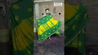 Tie Dye Katan Silk Saree With Blouse Piece Best Quality #katansilksaree #bestquality #shortvideo