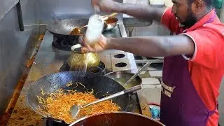 SPICY SQUID NOODLES in PENANG MALAYSIA - Mee Sotong PENANG FOOD | Food and Travel Channel