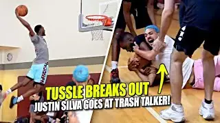 TUSSLE BREAKS OUT ! Esporta runs get toxic ! 5v5 Mic&rsquo;d up basketball