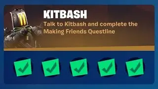 Fortnite Complete 'Kitbash' Challenges Guide - How to Complete the Making Friends Questline