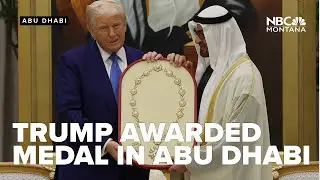 Trump was awarded a medal known as the Order of Zayed, named for the U.A.E.&rsquo;s first president
