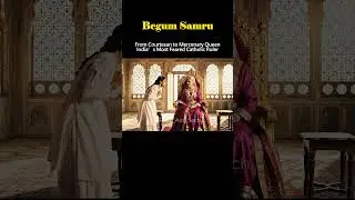 Begum Samru &mdash; From Courtesan to Mercenary Queen, India&rsquo;s Most Feared Catholic Ruler #shorts