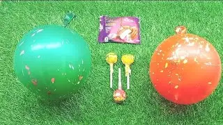 Satisfying Relaxing Candy - Unpacking Rainbow Lollipop Chocolate with Yummy Sweet Cutting ASMR