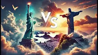 Statue of Liberty vs Christ the Redeemer : Clash of Icons !