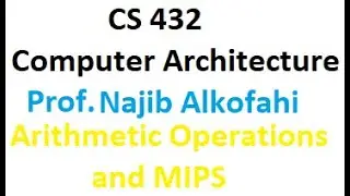 CS432 Dr. Najib Alkofahi