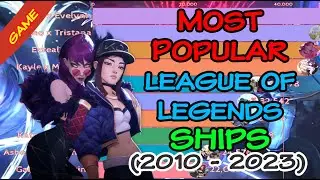 Top 10 Most Popular League of Legends Ships (2010 - 2023) | Which couple is your favorite?