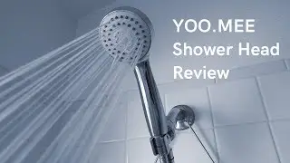 YOO.MEE High Pressure Handheld Shower Head Review & Unboxing | Drain Help