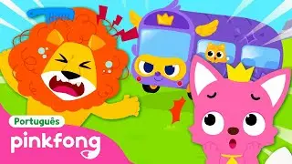 As Rodas do Super Ônibus 🚌⚡| Canções dos Animais | Pinkfong, Bebê Tubarão! Canções para Crianças