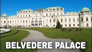 Vienna Austria, Walking Belvedere Palace and Garden - Vienna Walker 4k UHD 60Fps