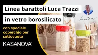 Set Barattoli Trazzi coperchio sottovuoto