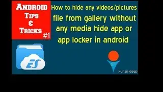 How to hide media files(video and images ) from the gallery in android