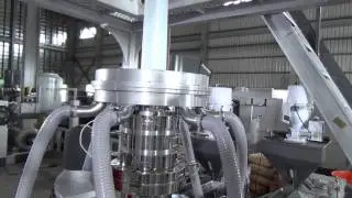 ABA Blown film machine with inline printing unit