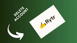 how to delete rytr account