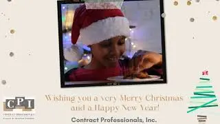 Merry Christmas from all of us at Contract Professionals, Inc.