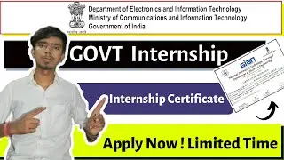 Govt Internship 2021 Work From Home | Free Govt Internship 2021 | Free Internship Certificate