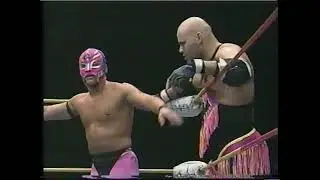 Konnan & Rey Misterio Jr. vs. Jerry Estrada & Juventud Guerrera - IWAS Tag Team Titles