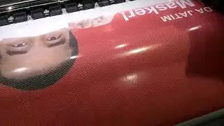 Proses cetak sticker one way dan print cut