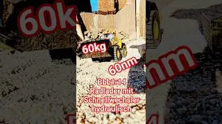 extrem starker 1:14 Radlader mit Schnellwechsler hydraulisch