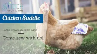 Sewing the Chicken Saddle