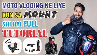 ​Sabse Best Moto Vlogging Mount? ⛑️ Setup Tutorial for Beginners! 🛵🔥