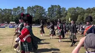 2022 Ballater Highland Games Opening Procession