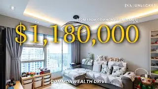 Super Rare High-Floor 4-Room HDB with Balcony | 3 Mins to Commonwealth MRT