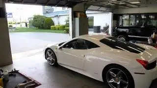 Scott Clayton Moving the FERARRI 458 Italia in Camp Hill Pennsylvania