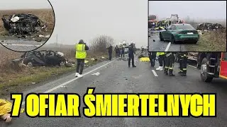 7 os&oacute;b nie żyje. Makabryczny wypadek w Rumunii