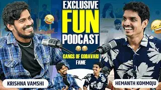 Gangs Of Godavari Fame Krishna Vamshi Vechalapu Fun Podcast by Hemanth Kommoju #manazoomintv