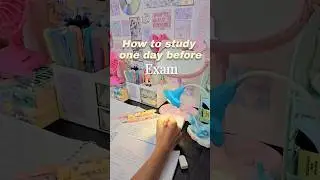 Study 1 Day Before Exam (100% Working Tricks)#studyvlog #studytips #studyhack #topper