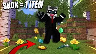 MINECRAFT ALI SVAKI PUT KADA SKOCIM DOBIJEM ITEM ! *OVO JE LUDO*
