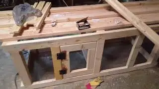 Building A Handmade Dual Dog Kennel Crate!