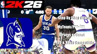 NBA 2k26 &mdash; лучшие футболки и площадки MyTeam/ProAm &mdash; Duke Blue Devils