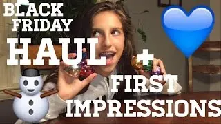 Black Friday haul + revo Christmas collection first impressions