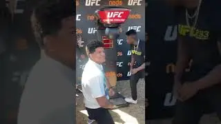 Justin Gaethje and Gilbert Burns Hitting The Machine! #mma #ufc #champion #inspiration #fyp