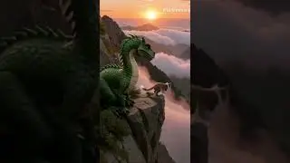 When a Cat Meets a Dragon 😻🔥 | Fantasy Short Video