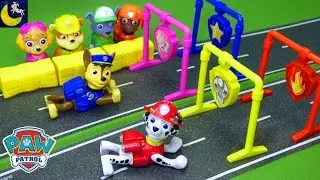 Racing Paw Patrol Toys Pull Back Racers Pups Gift Set Best Funny Toy Videos for Kids Toddlers