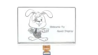 7.5 inch DES epaper display panel extended operating temperature, GDEW075M10, from Good Display